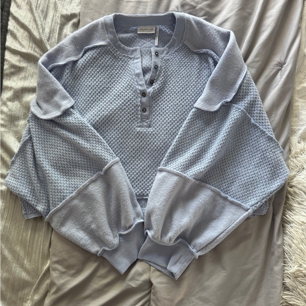 Urban Outfitters Blue Crew Neck Sweater